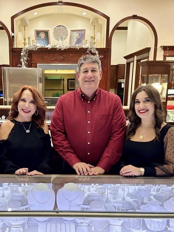 Linda, Shawn & Kaitlen at Bowman Jewelers